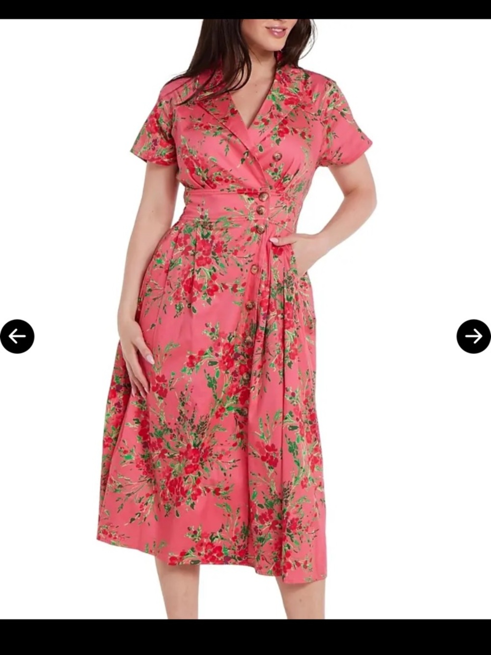 Hermoza Elena Midi Dress NWT - Picture 3 of 7